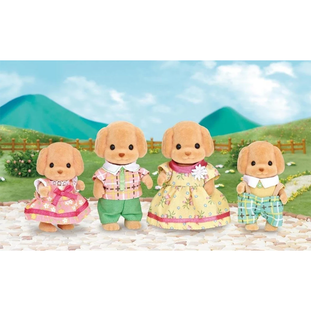 Sylvanian Families Toy Poodle Family