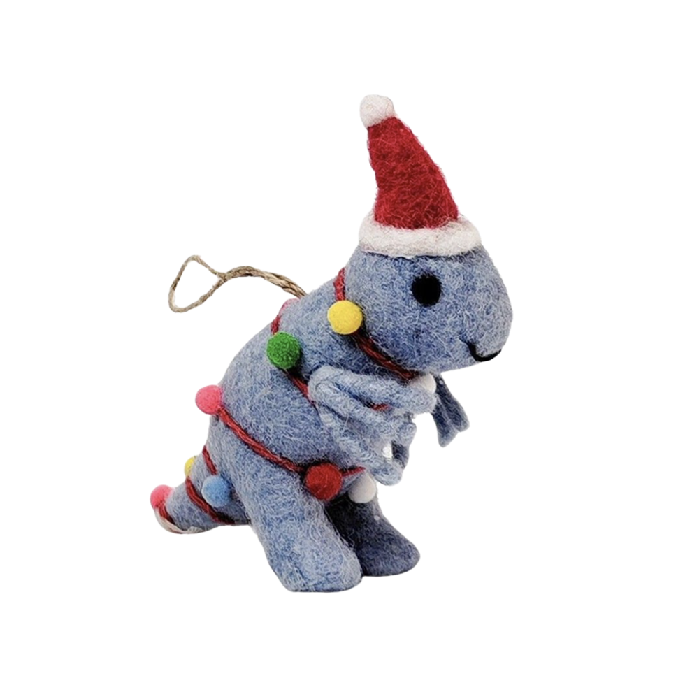 Christmas Decoration Dinosaur Wrapped in Lights Assorted