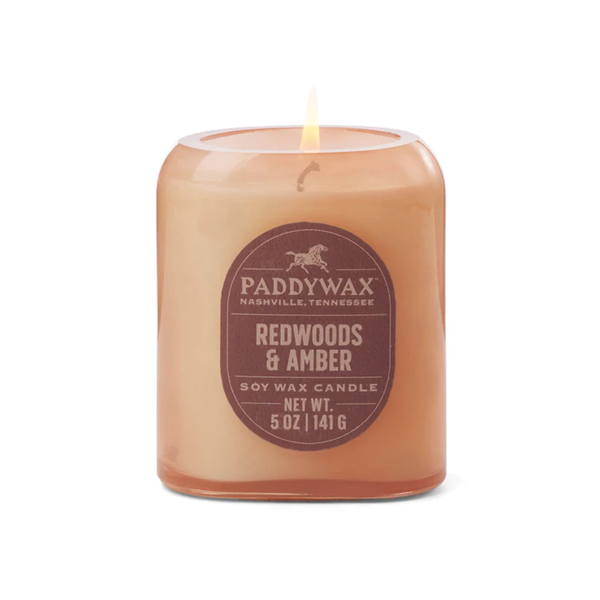 Paddywax Vista Candle Rusty Pink 141g Redwoods and Amber