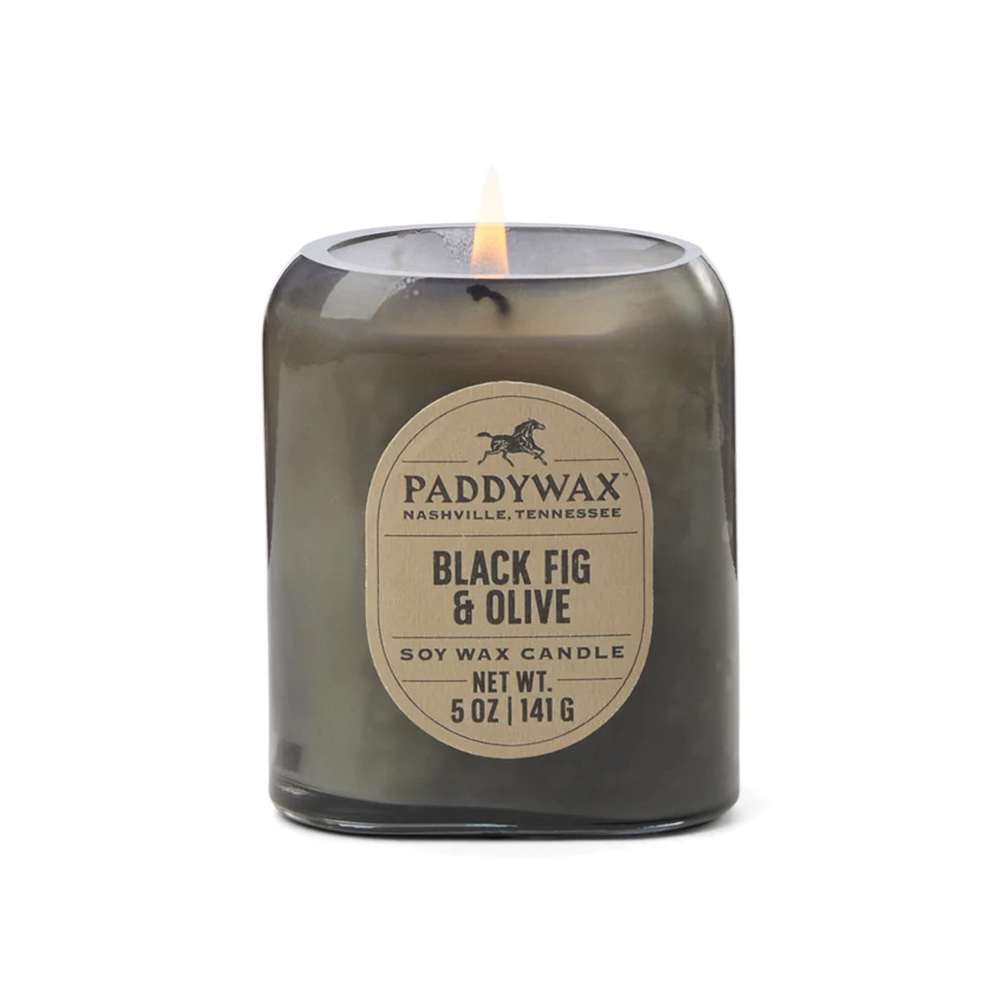 Paddywax Vista Candle Black 141g Black Fig and Olive