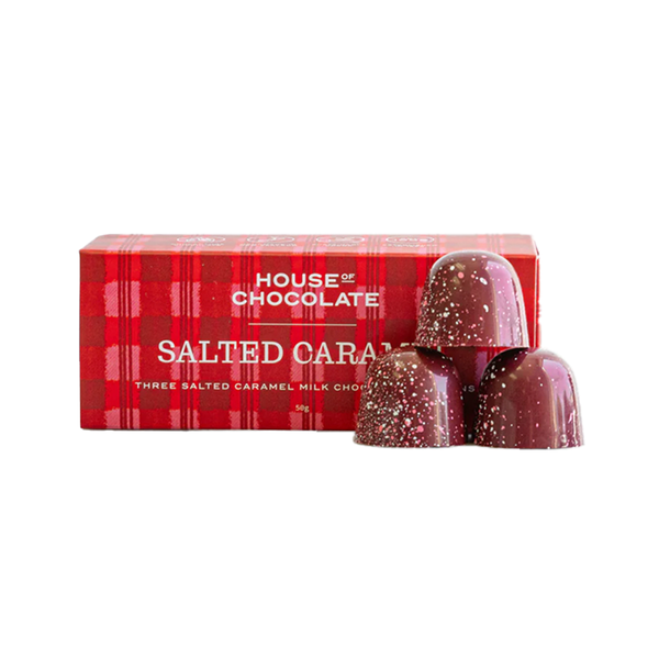 House of Chocolate Valentines Milk Chocolate Salted Caramel Bonbons