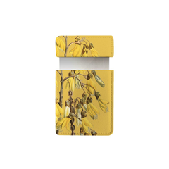 100% NZ Pocket Mirror Botanical Kowhai