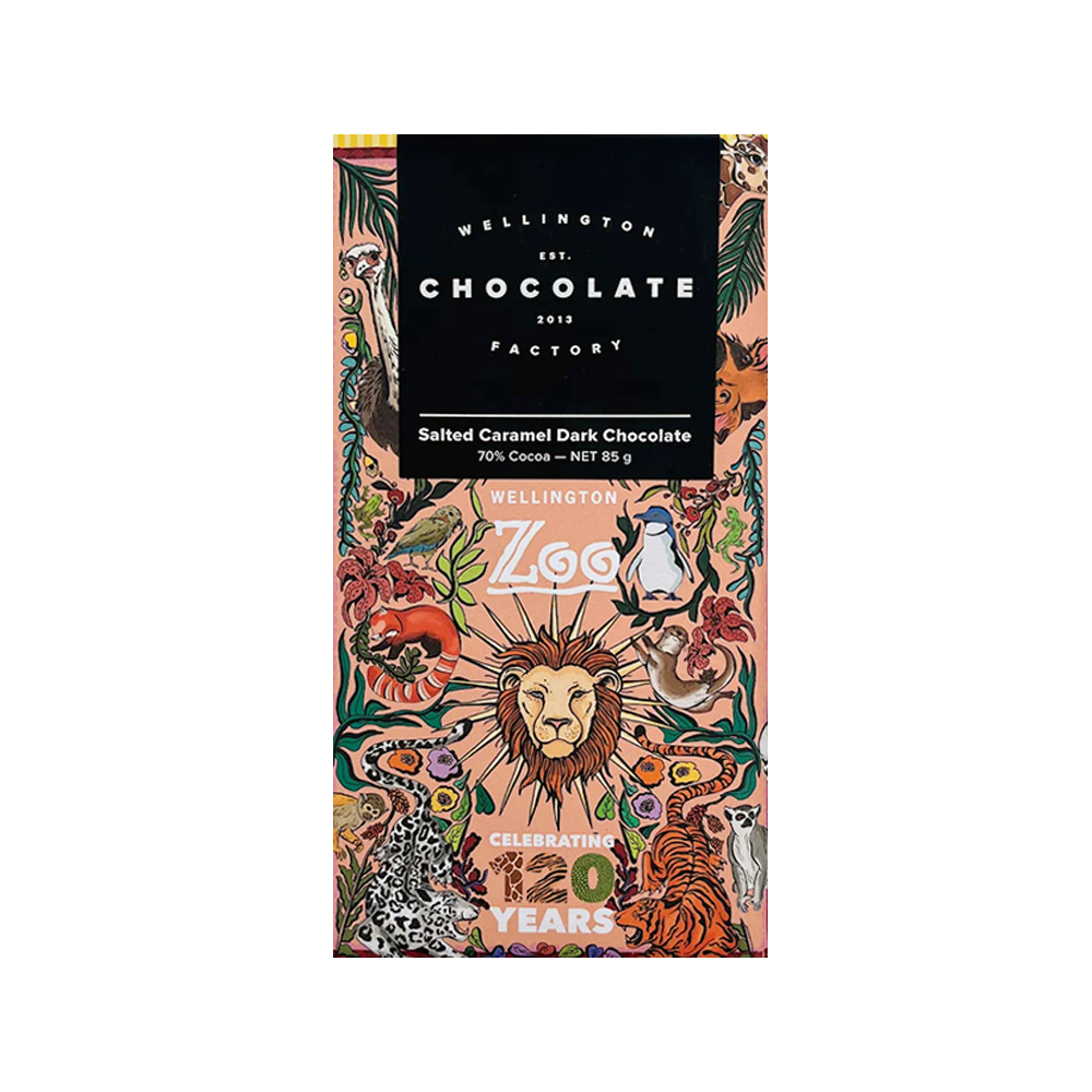 Wellington Chocolate Factory x Wellington Zoo 120 Years Bar