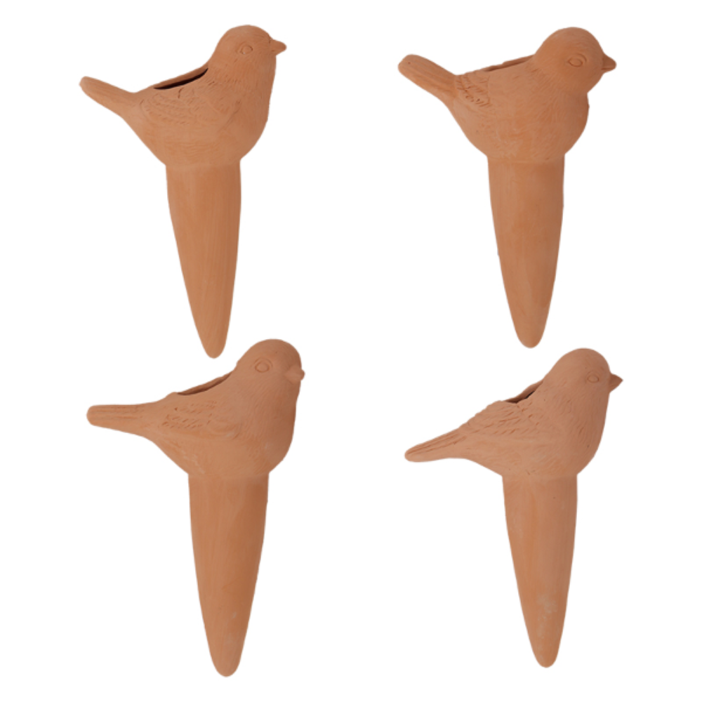 Plant Waterer Terracotta Bird
