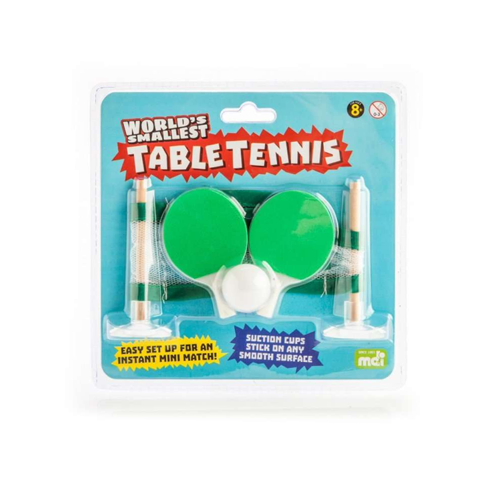 World's Smallest Table Tennis Set