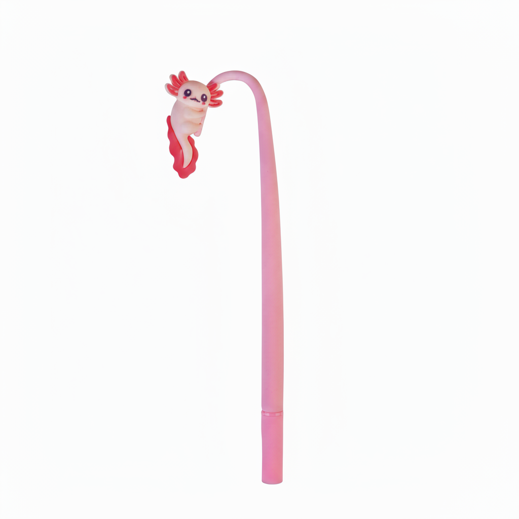 Wiggle Axolotl Gel Pen Assorted