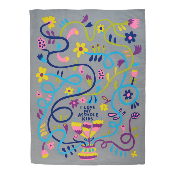 Blue Q Tea Towel Love My Asshole Kids