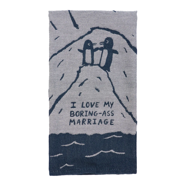 Blue Q Tea Towel Boring Ass Marriage