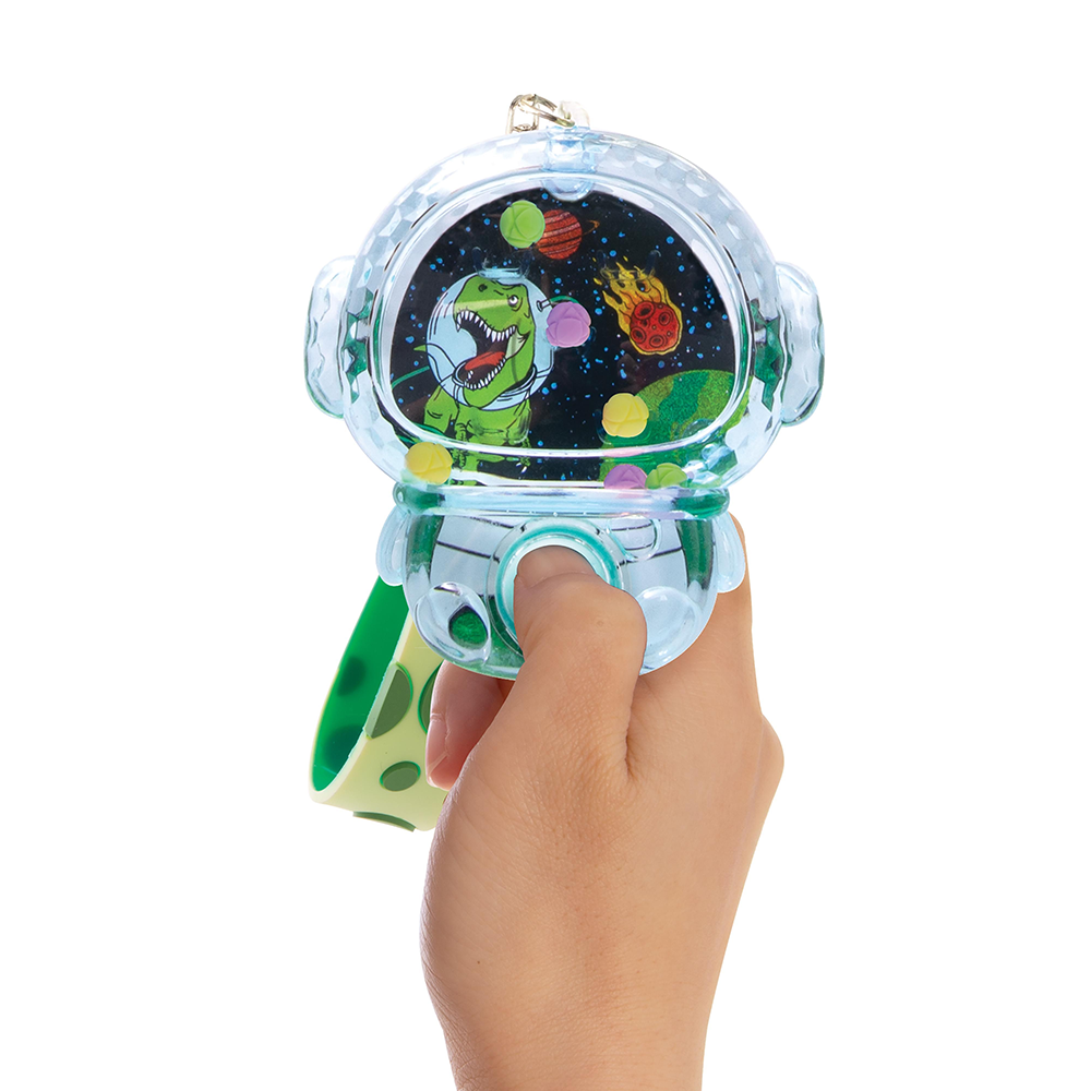 Water Filled Game Keychain  Spaceman Assorted