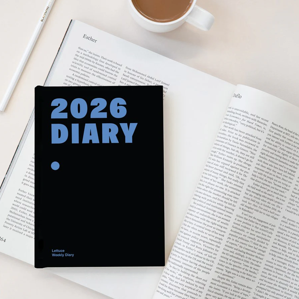 Lettuce 2026 Weekly Diary Midnight