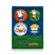 Window Box Glass Magnets Miffy Holland Set of 4