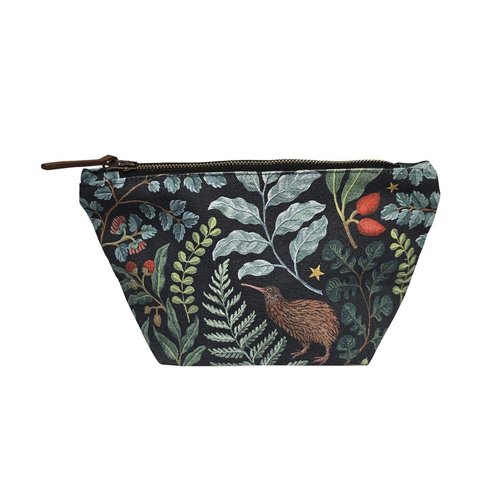 Wolfkamp & Stone Small Pouch Tawhai Silver Beech