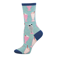 Socksmith Socks Women's Diner Milkshakes Blue Heather