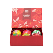 100% NZ Christmas Baubles Botanicals Set of 6