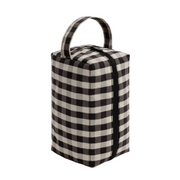 Baggu Dopp Kit  Black and Cream Gingham
