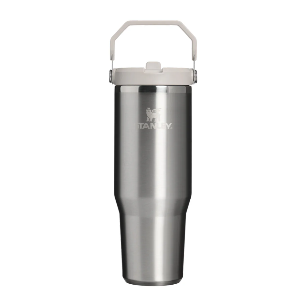 Stanley IceFlow Flip Straw Tumbler 30oz Stainless Steel Ash