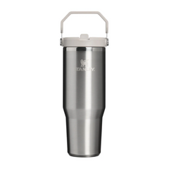 Stanley IceFlow Flip Straw Tumbler 30oz Stainless Steel Ash