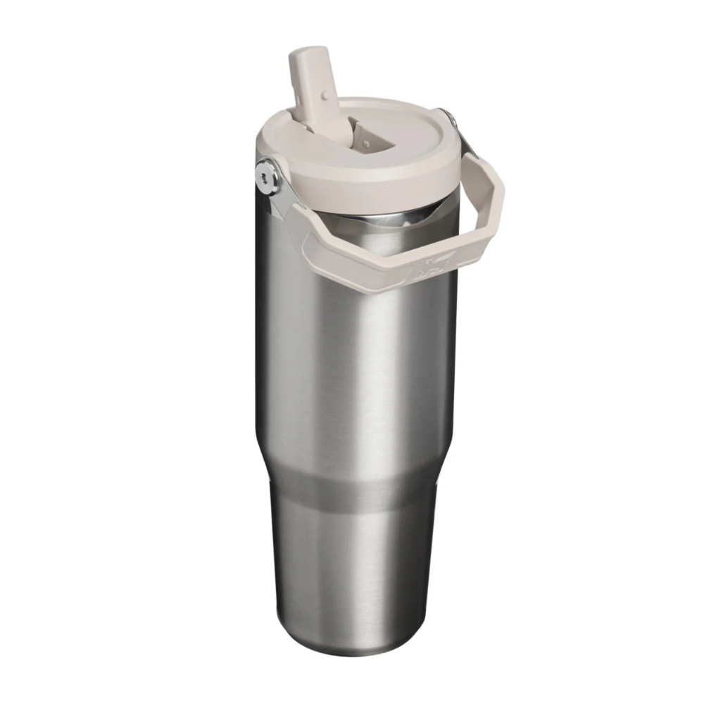 Stanley IceFlow Flip Straw Tumbler 30oz Stainless Steel Ash
