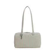 Baggu Nylon Bowler Bag Sage Stripe