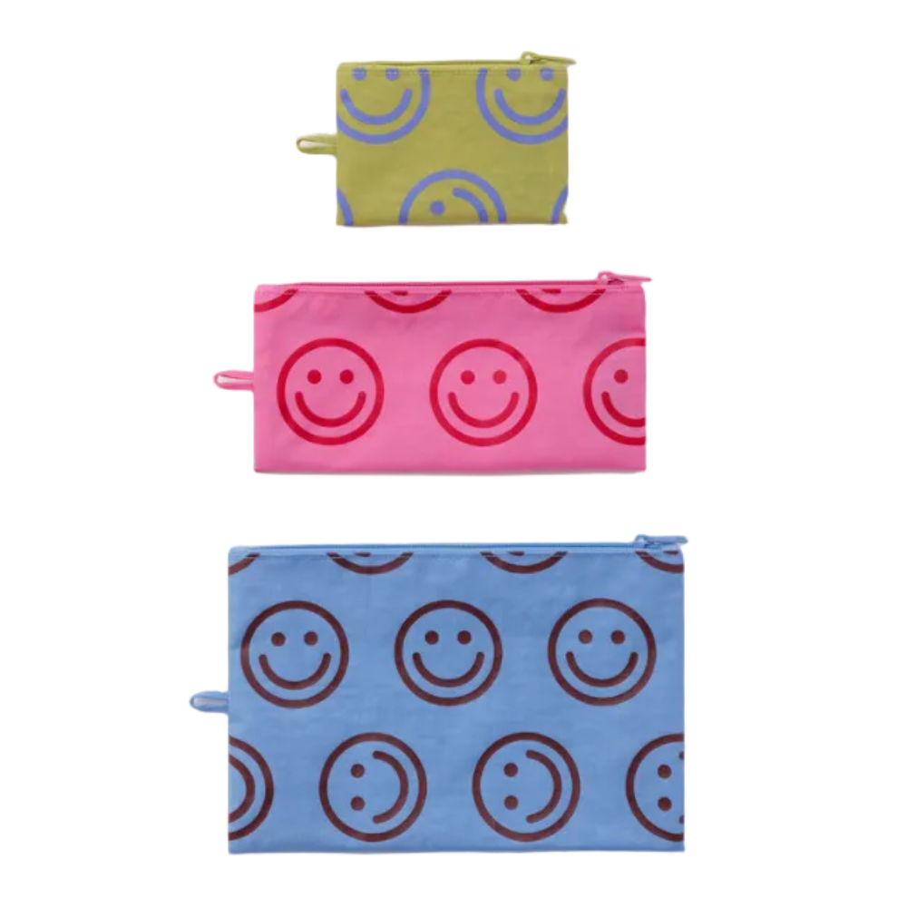 Baggu Flat Pouch Pop Happy