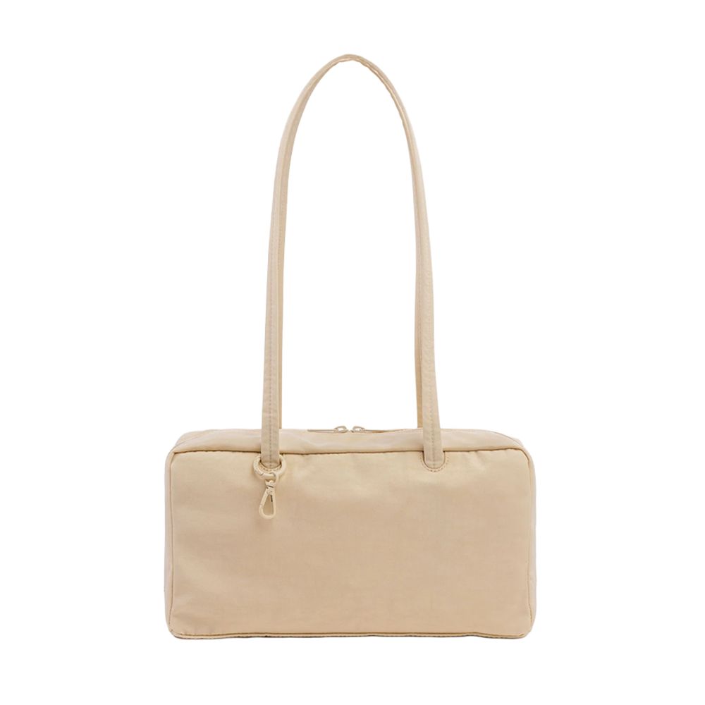 Baggu Nylon Bowler Bag Custard