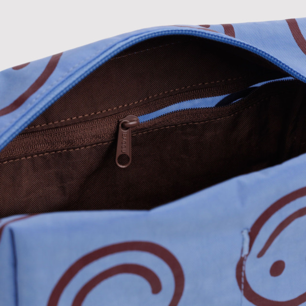 Baggu Dopp Kit Misty Blue Happy