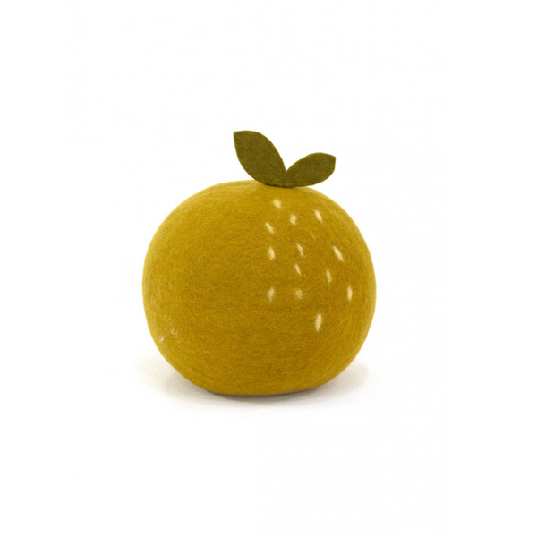 Muskhane 100% Felt Apple Pouffe Pistachio