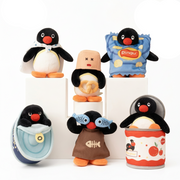 Pingu Hide & Seek Plush Keyring Blind Box Premium