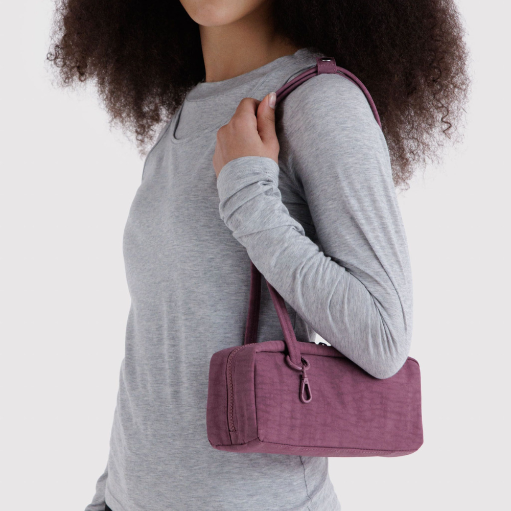 Baggu Small Nylon Bowler Bag Wild Plum