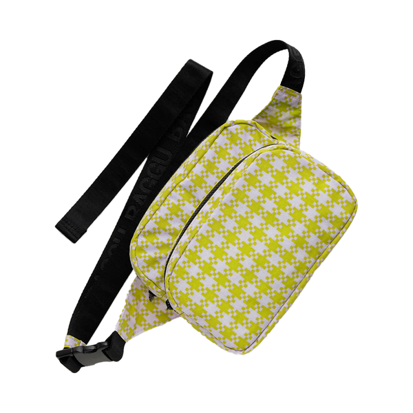 Baggu Fanny Pack Pink Pistachio Pixel Gingham