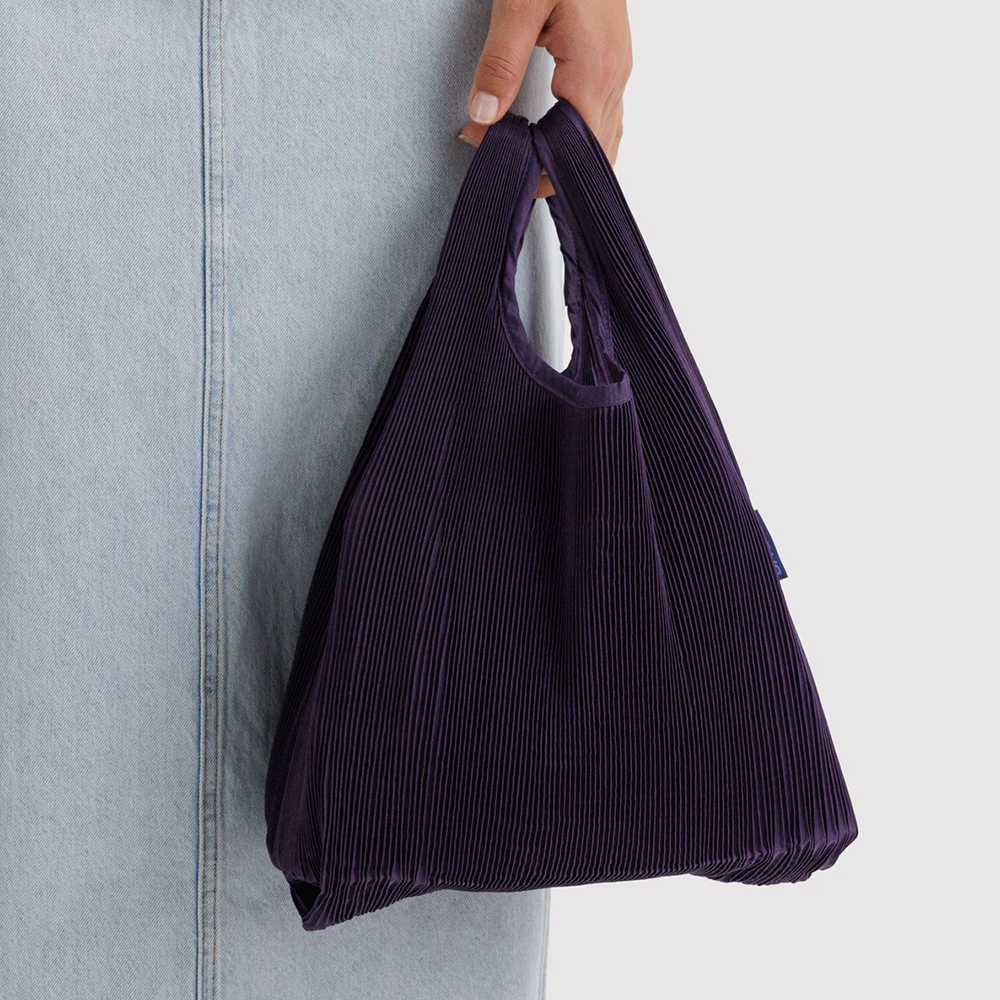 Baggu Pleated Baby Reusable Bag Fig
