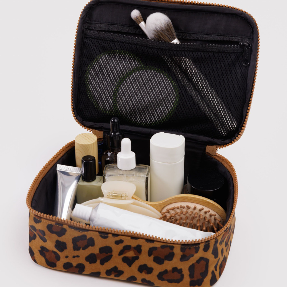 Baggu Small Cosmetic Case Leopard