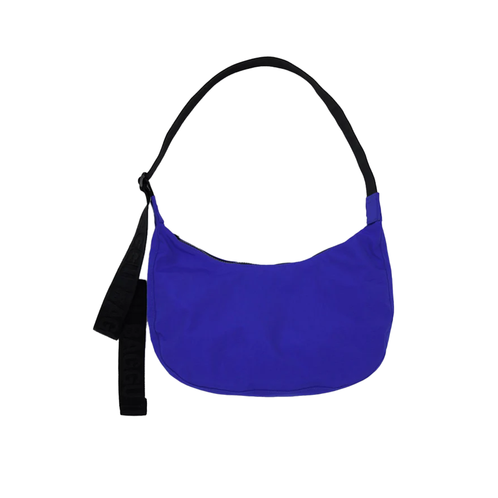 Baggu Medium Nylon Crescent Bag Lapis