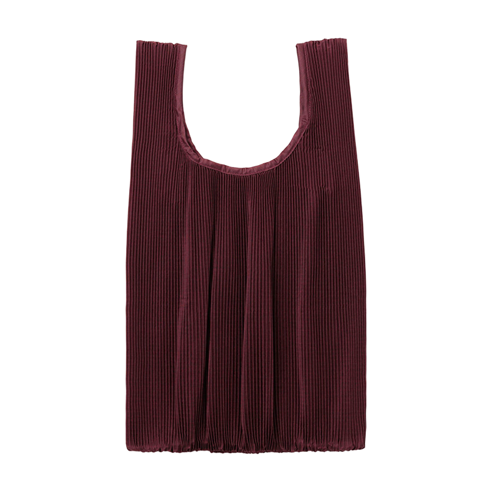 Baggu Pleated Baby Reusable Bag Mahogany