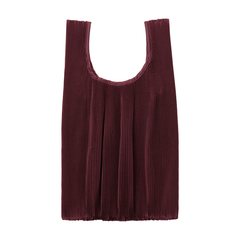 Baggu Pleated Baby Reusable Bag Mahogany