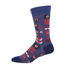 Socksmith Socks Men's Sorry to Bug You Blue Heather