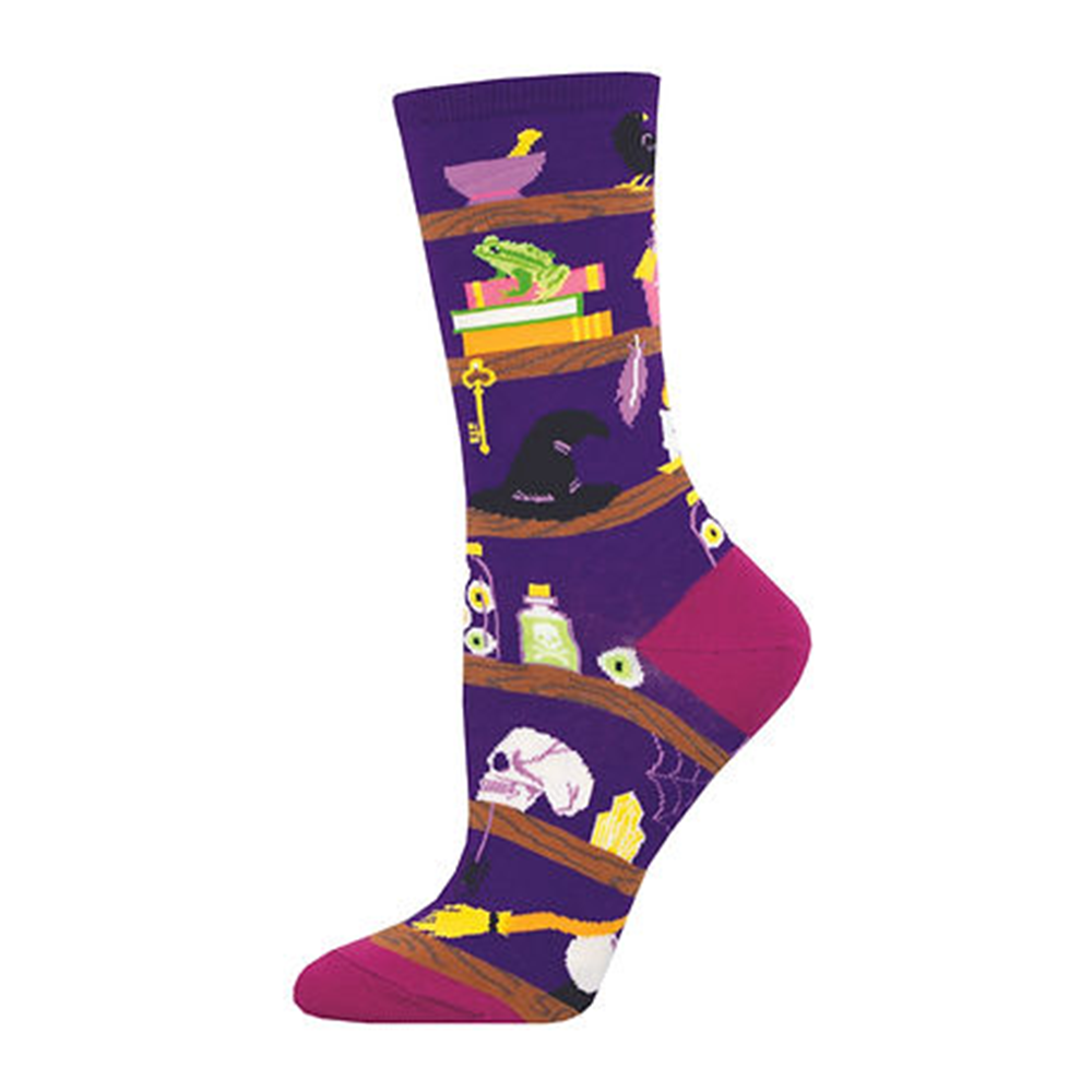 Socksmith Socks Womens Bewitched Closet Purple