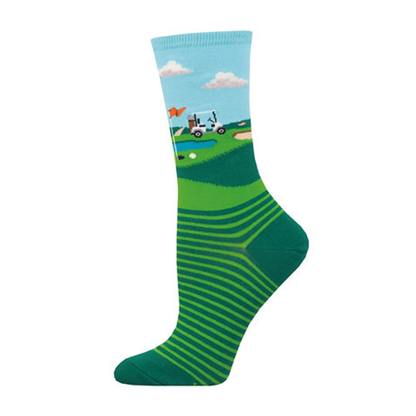 Socksmith Socks Womans Fore Putt Green