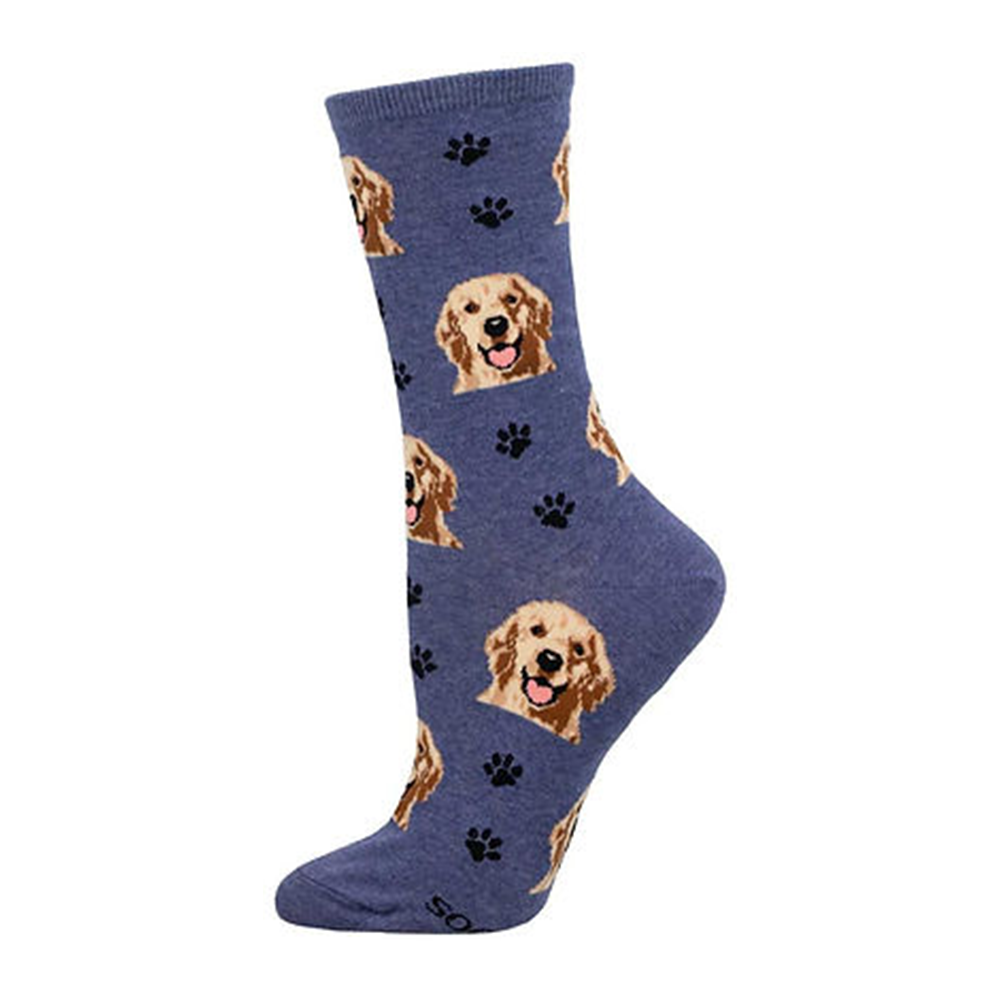 Socksmith Socks Womens Whos A Good Boy Denim Heather