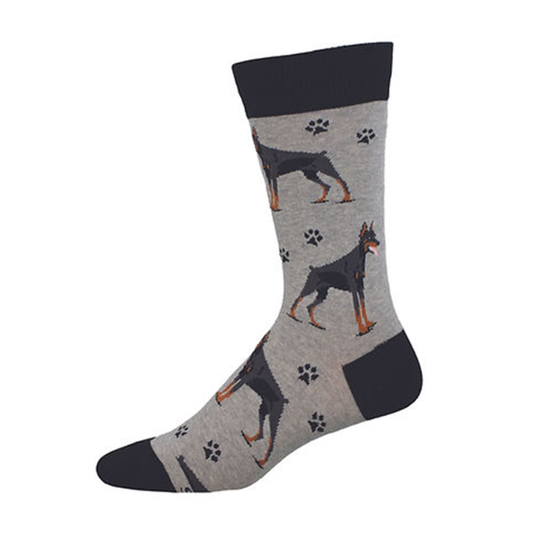 Socksmith Socks Men's Doberman Light Gray