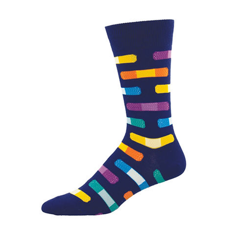 Socksmith Socks Men's Brightest Bandages Navy