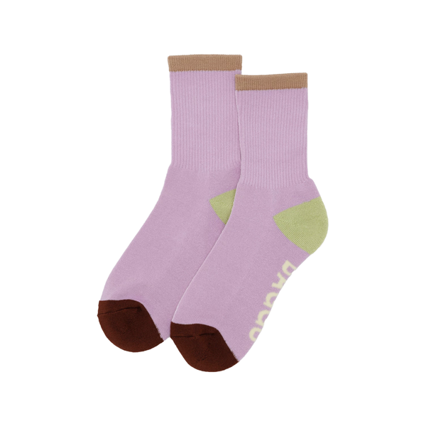 Baggu Ribbed Socks Peony Mix Large