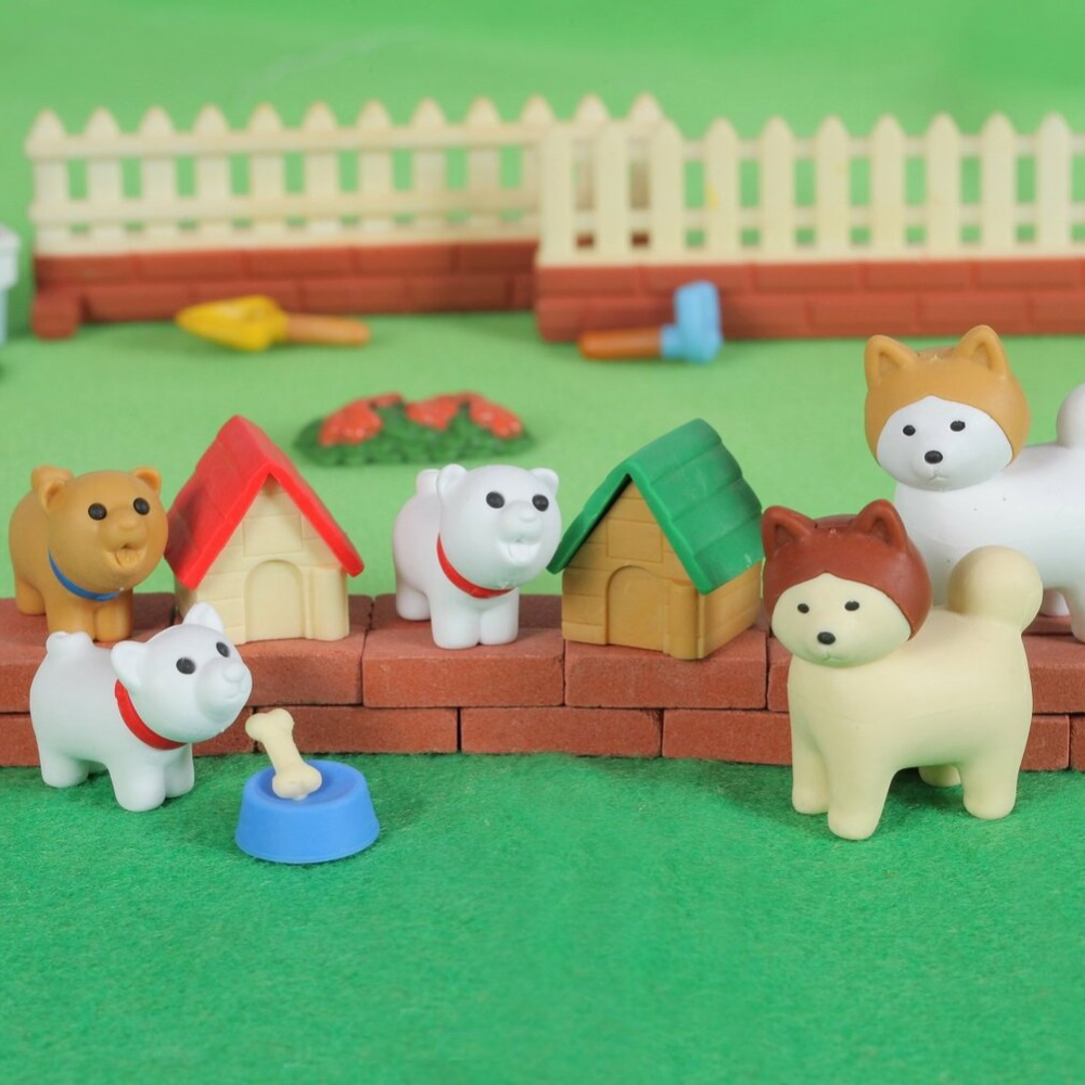 Iwako Eraser Puppy Assorted