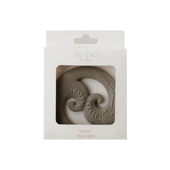 Bo & Ko Koru Teether Olive