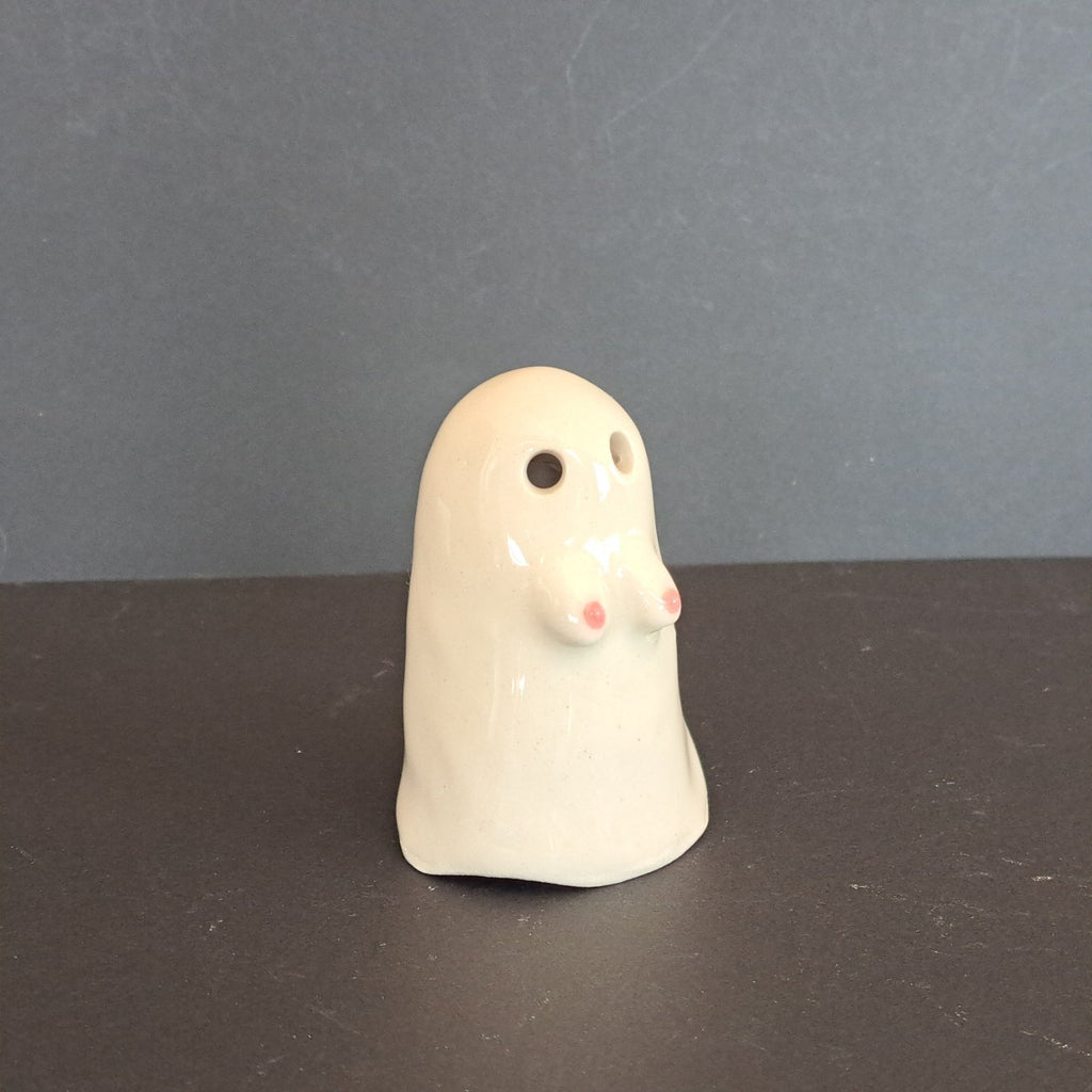 Lava Ceramics Boobie Boo Ghost