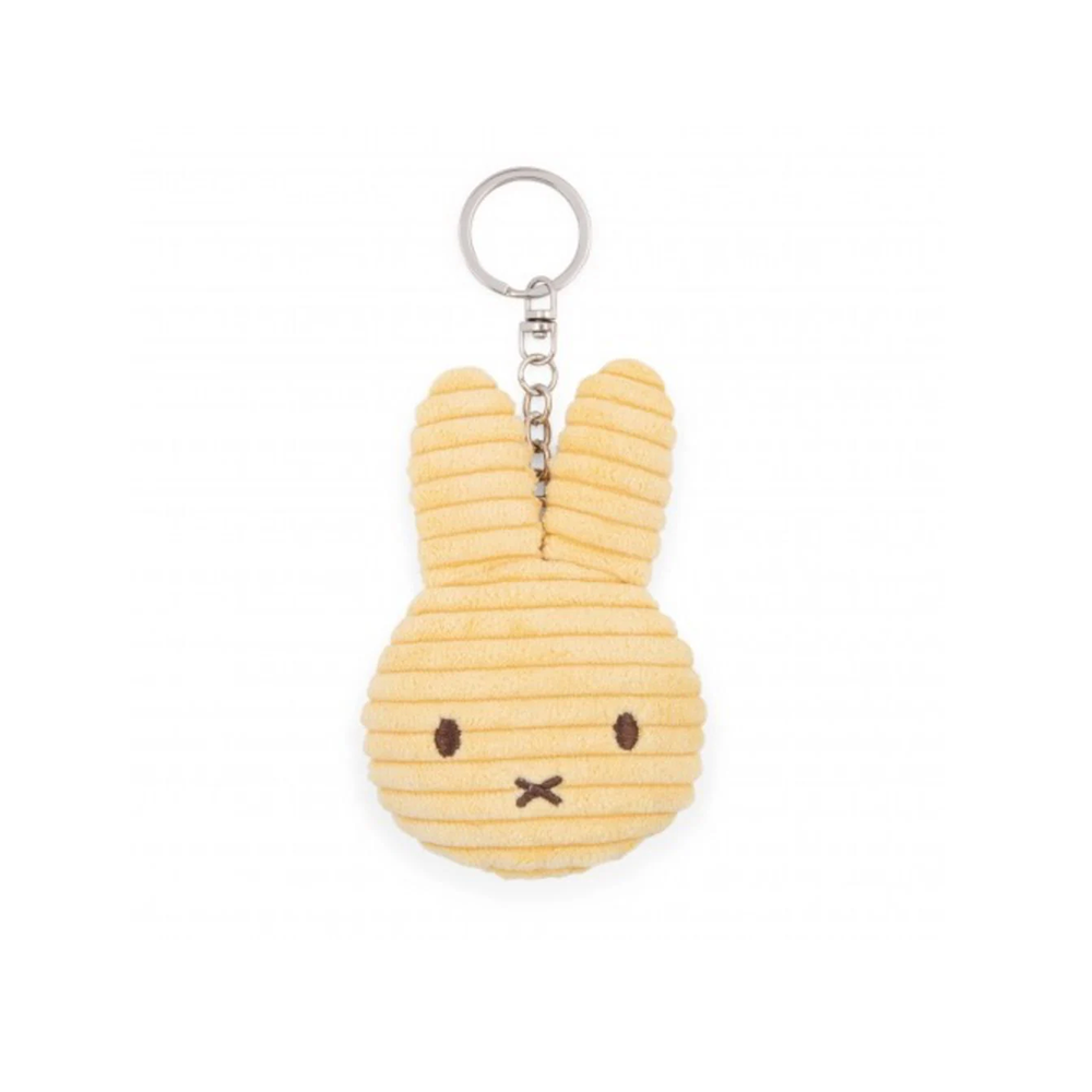 Bon Ton Toys x Miffy Keychain Corduroy Face Buttercream