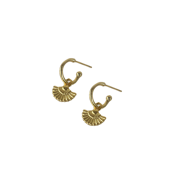 Lindi Kingi Earrings By the Sea Gold