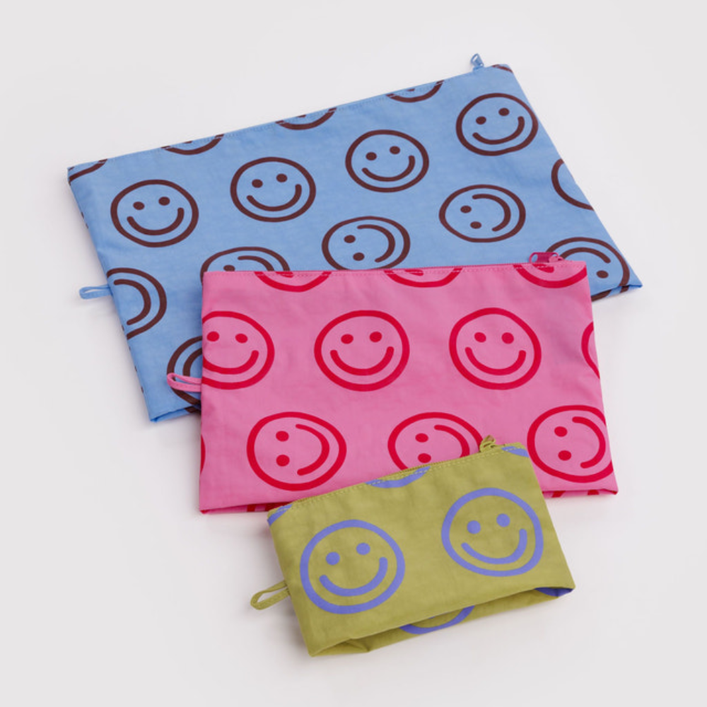 Baggu Flat Pouch Pop Happy