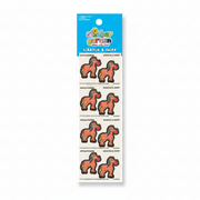 Sticker Garden Sheet Scratch and Sniff Horse Apple Scent