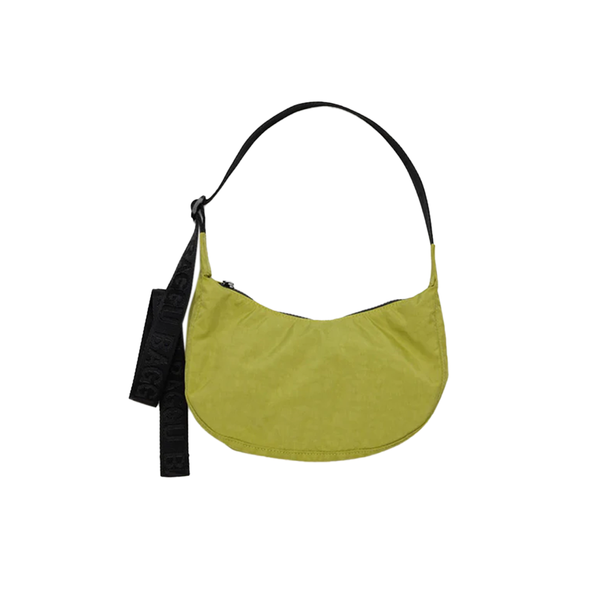 Baggu Small Nylon Crescent Bag Lemongrass